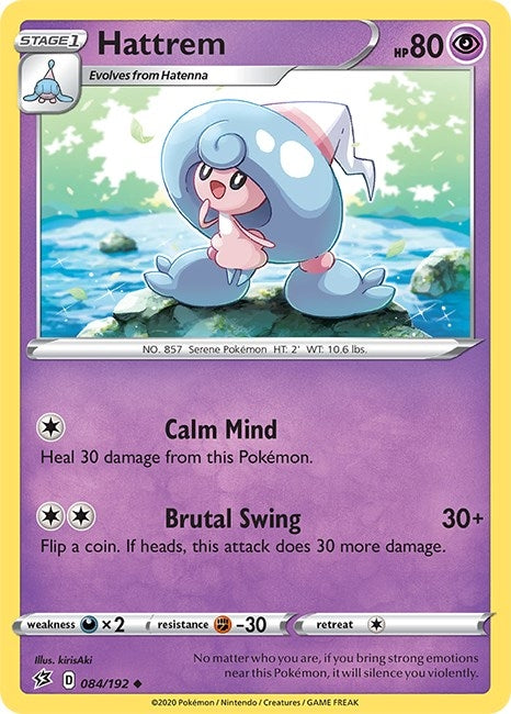 Image for Hattrem (084/192) (SWSH02) - Pokemon