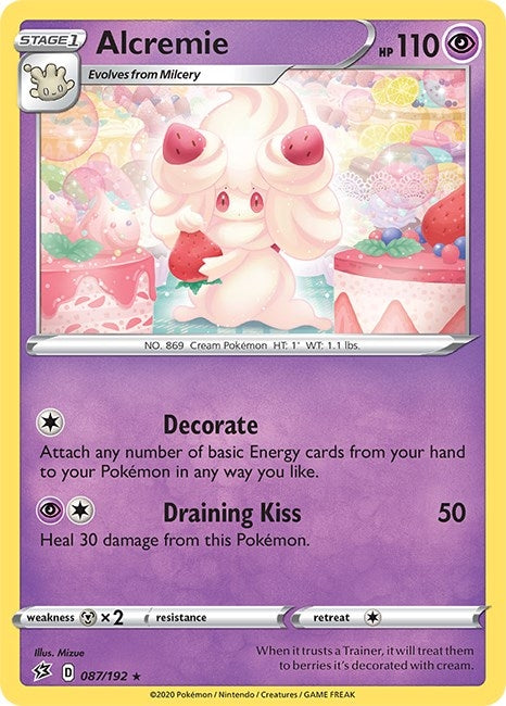 Image for Alcremie (087/192) (SWSH02) - Pokemon