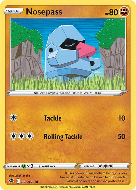 Image for Nosepass (096/192) (SWSH02) - Pokemon