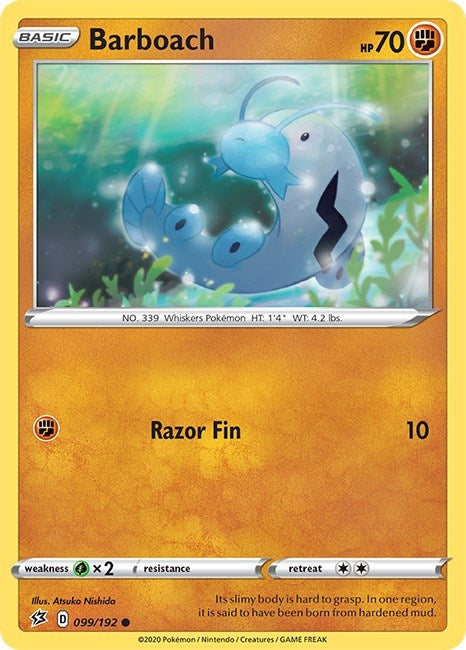 Image for Barboach (099/192) (SWSH02) - Pokemon