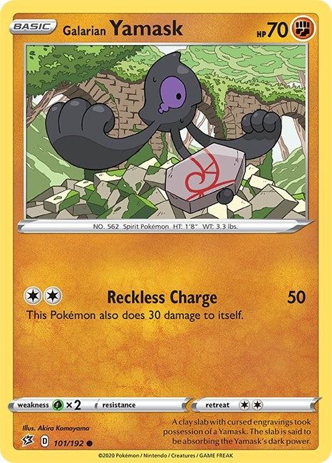 Image for Galarian Yamask (101/192) (SWSH02) - Pokemon