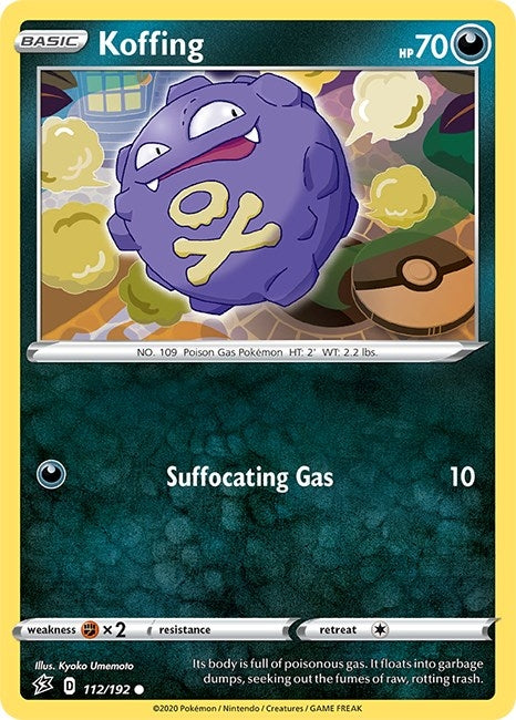 Image for Koffing (112/192) (SWSH02) - Pokemon