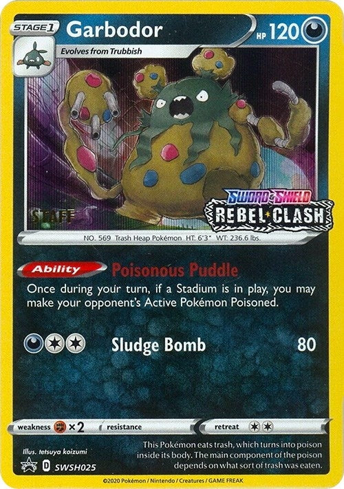 Image for Garbodor - SWSH025 (Prerelease) [Staff] (SWSH025) (SWSD) - Pokemon