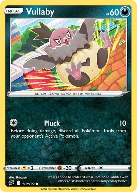 Image for Vullaby (119/192) (SWSH02) - Pokemon