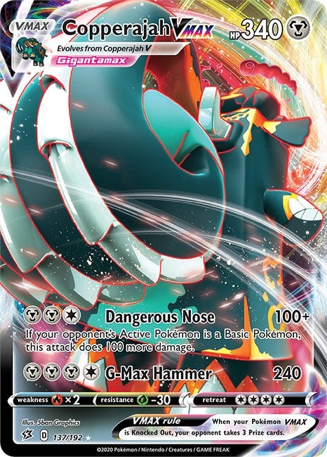 Image for Copperajah VMAX (137/192) (SWSH02) - Pokemon