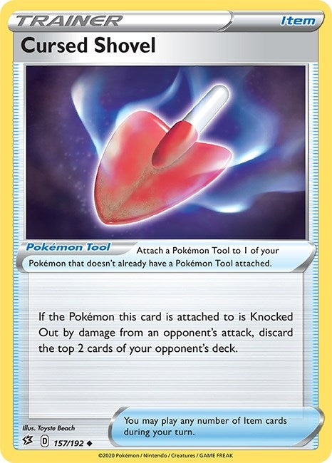Image for Cursed Shovel (157/192) (SWSH02) - Pokemon