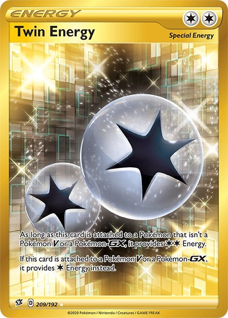 Image for Twin Energy (Secret) (209/192) (SWSH02) - Pokemon