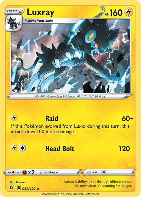 Image for Luxray (062/192) (PR) - Pokemon