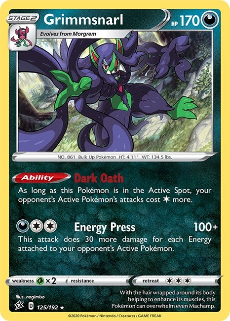 Image for Grimmsnarl (125/192) (PR) - Pokemon