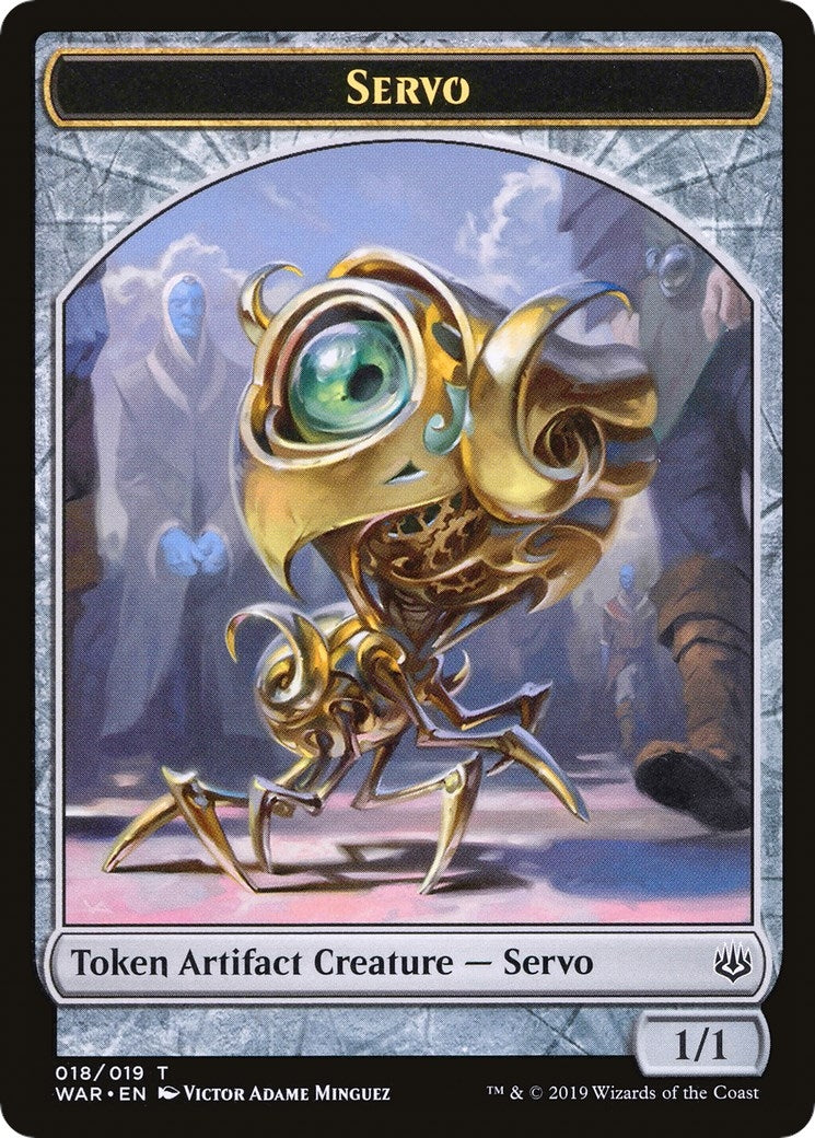 Image for Servo // Wizard Double-Sided Token (Challenger 2020) (18 // 5) - Magic: The Gathering