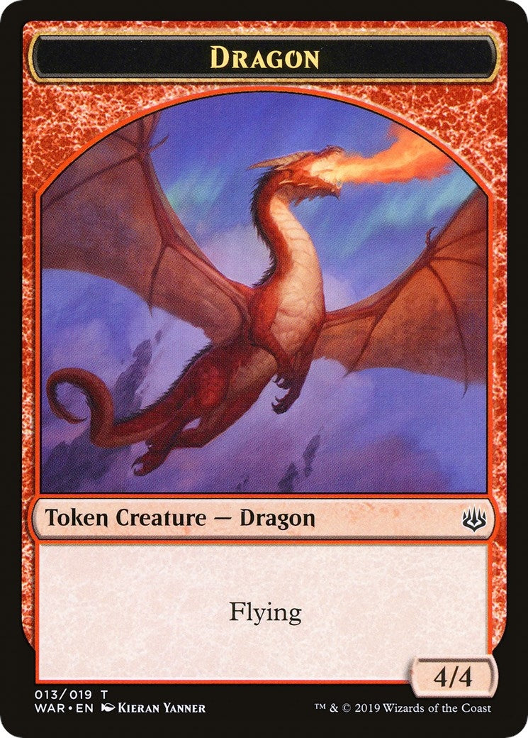 Image for Dragon // Spirit Double-Sided Token (Challenger 2020) (13 // 1) - Magic: The Gathering