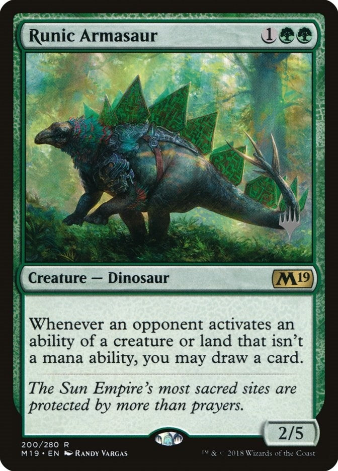 Image for Runic Armasaur (200) - Magic: The Gathering