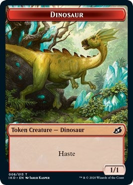 Image for Dinosaur // Human Soldier (005) Double-Sided Token (8 // 5) - Magic: The Gathering
