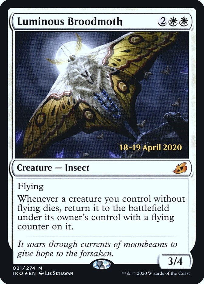 Image for Luminous Broodmoth (21) - Magic: The Gathering