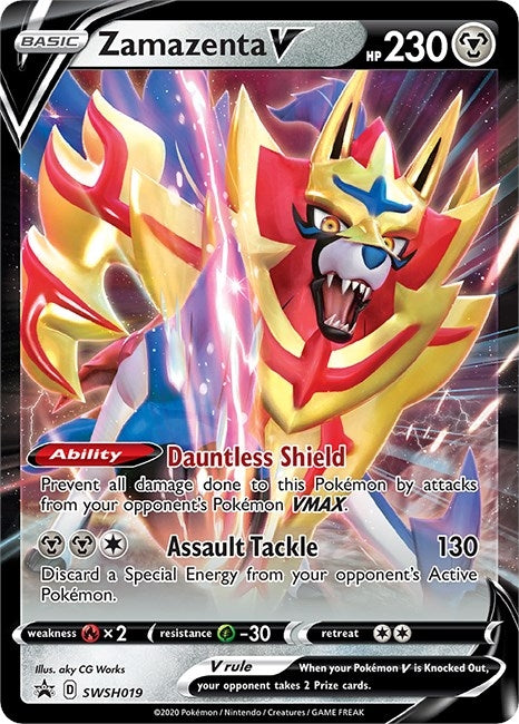 Image for Zamazenta V - SWSH019 (SWSH019) (SWSD) - Pokemon