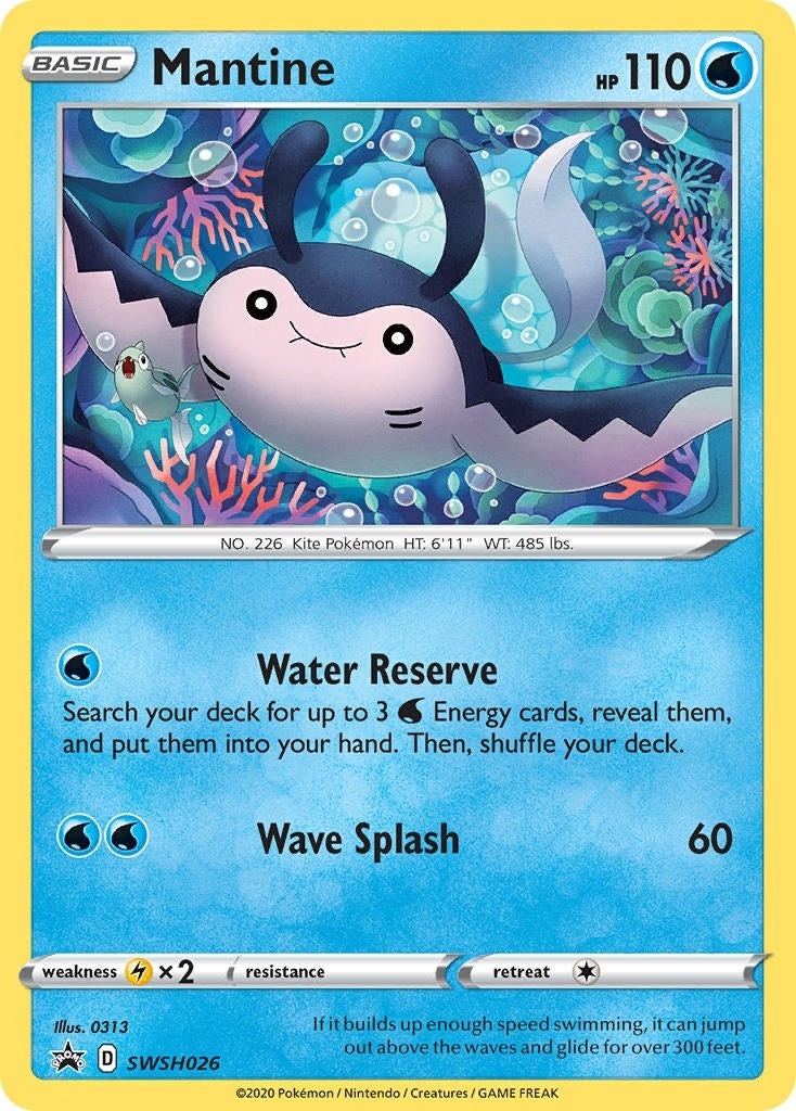Image for Mantine - SWSH026 (SWSH026) (SWSD) - Pokemon