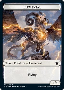 Image for Elemental (003) // Soldier Double-Sided Token (3 // 5) - Magic: The Gathering