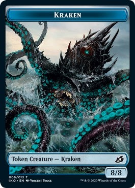 Image for Kraken // Elemental (010) Double-Sided Token (6 // 10) - Magic: The Gathering