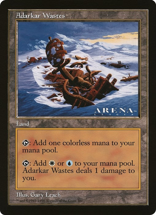 Image for Adarkar Wastes (Arena League) (OVER) - Magic: The Gathering