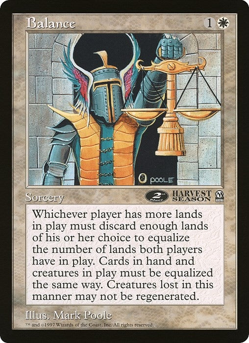 Image for Balance (2nd place) (Arena League) (OVER) - Magic: The Gathering