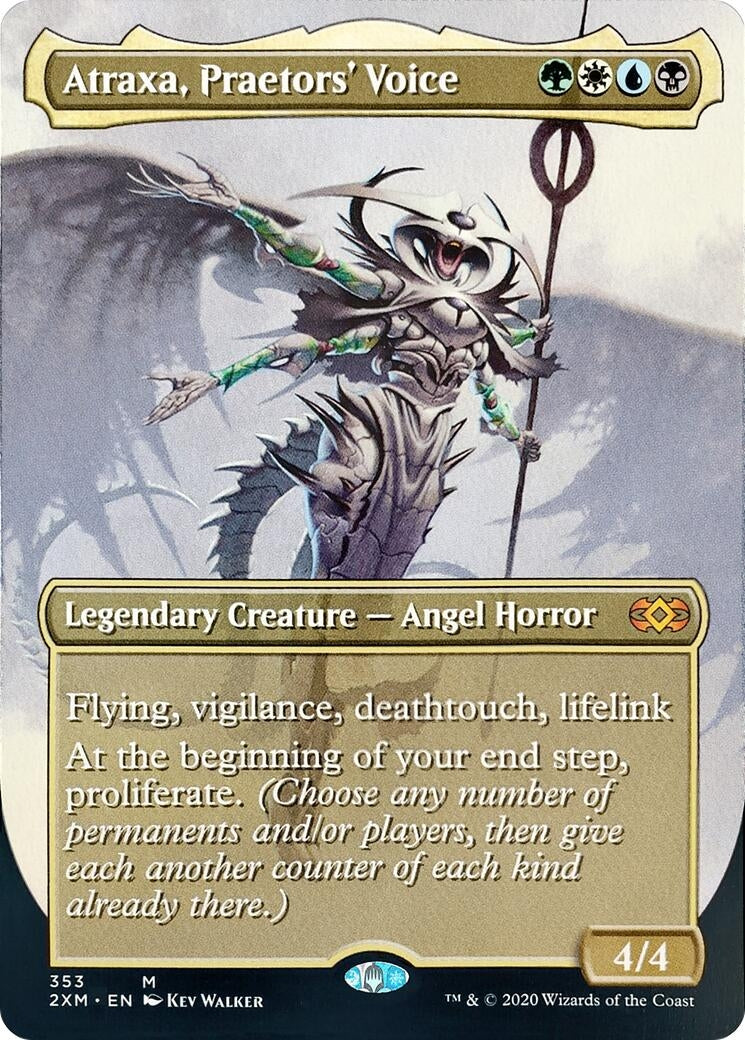 Image for Atraxa, Praetors' Voice (Borderless) (353) - Magic: The Gathering