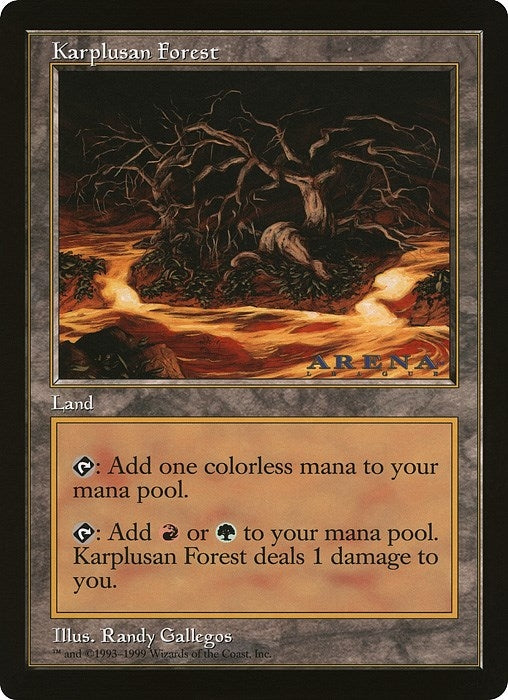 Image for Karplusan Forest (Arena League) - Magic: The Gathering