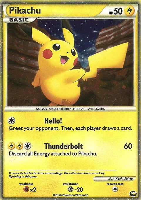 Image for Pikachu (English) (PW 1) (PWCP) - Pokemon