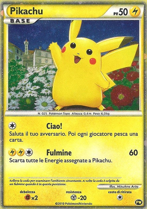 Image for Pikachu (Italian) (PW 2) (PWCP) - Pokemon