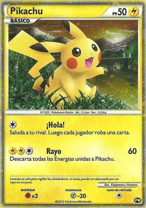 Image for Pikachu (Spanish) (PW 4) (PWCP) - Pokemon