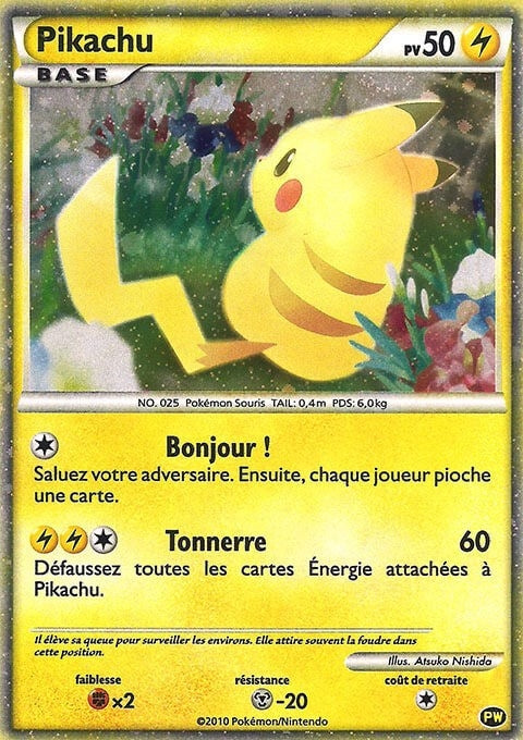 Image for Pikachu (French) (PW 7) (PWCP) - Pokemon