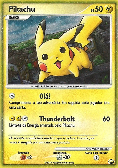 Image for Pikachu (Portuguese) (PW 9) (PWCP) - Pokemon