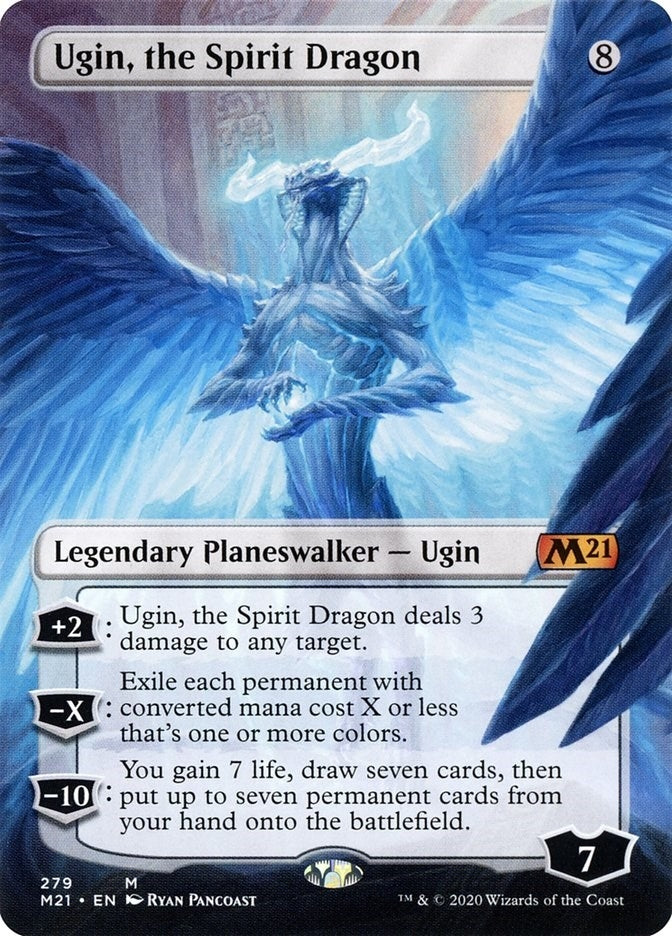Image for Ugin, the Spirit Dragon (Borderless) (279) - Magic: The Gathering