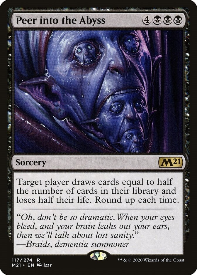 Image for Peer into the Abyss (117) - Magic: The Gathering