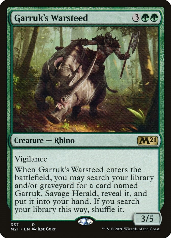 Image for Garruk's Warsteed (337) - Magic: The Gathering
