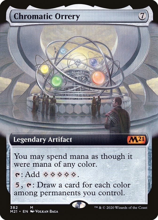 Image for Chromatic Orrery (Extended Art) (382) (M21) - Magic: The Gathering