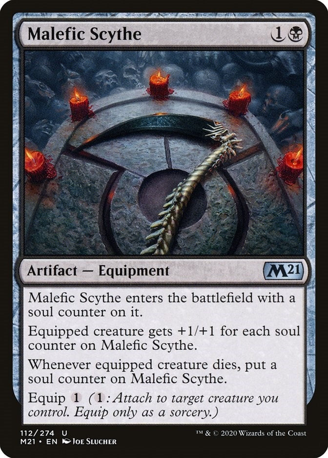 Image for Malefic Scythe (112) - Magic: The Gathering