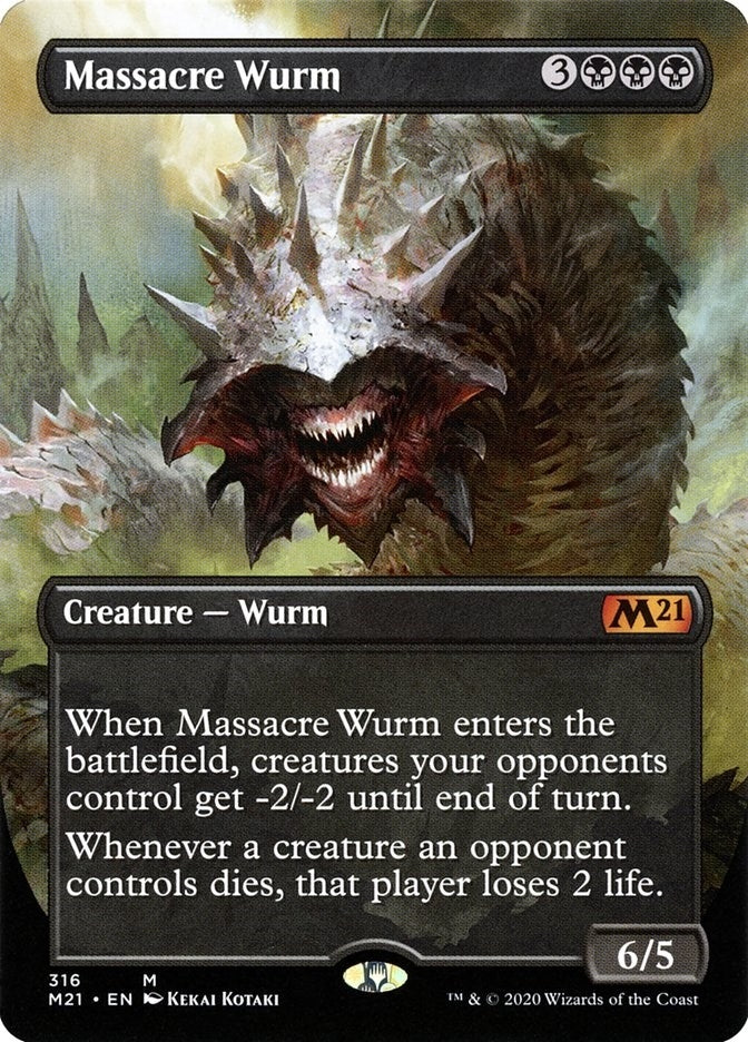 Image for Massacre Wurm (Alternate Art) (316) - Magic: The Gathering