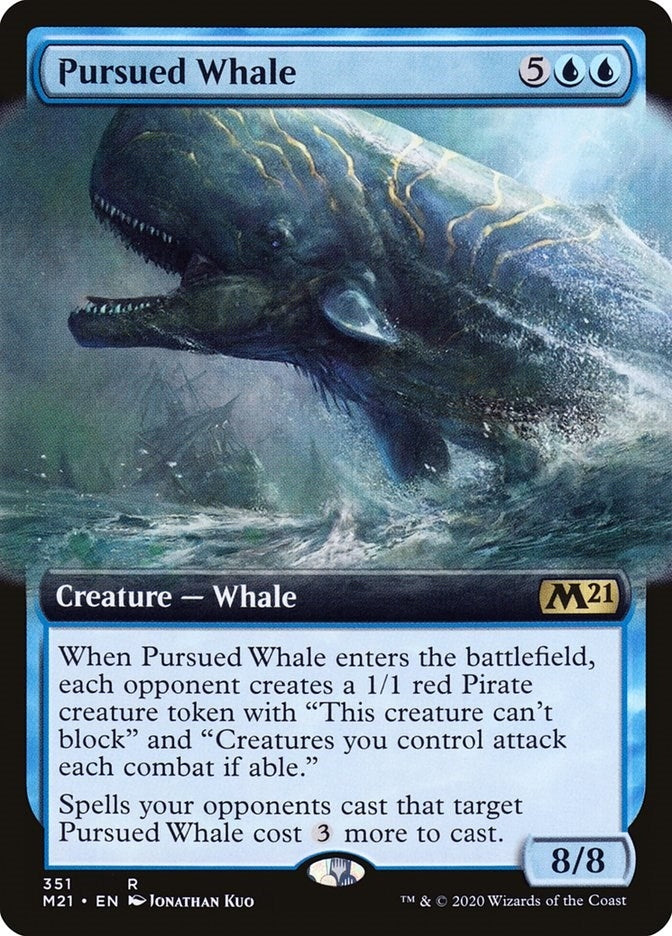 Image for Pursued Whale (Extended Art) (351) - Magic: The Gathering