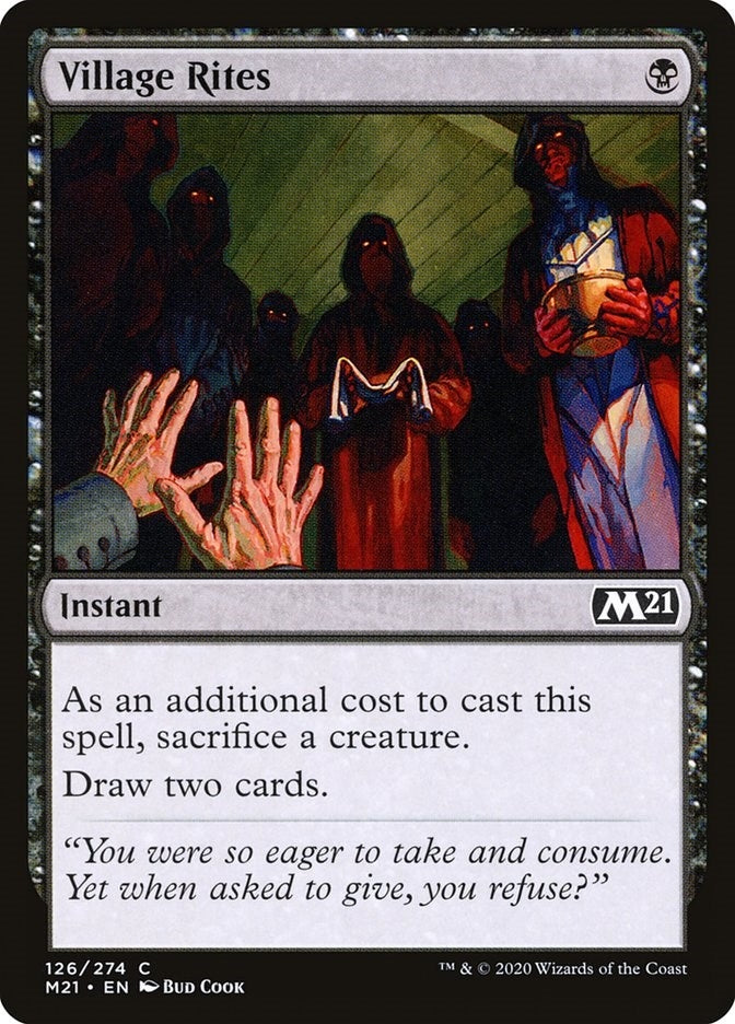 Image for Village Rites (126) - Magic: The Gathering
