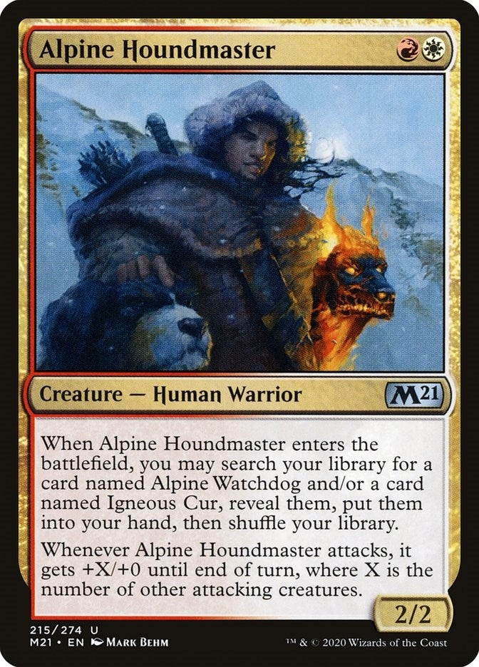 Image for Alpine Houndmaster (215) (M21) - Magic: The Gathering