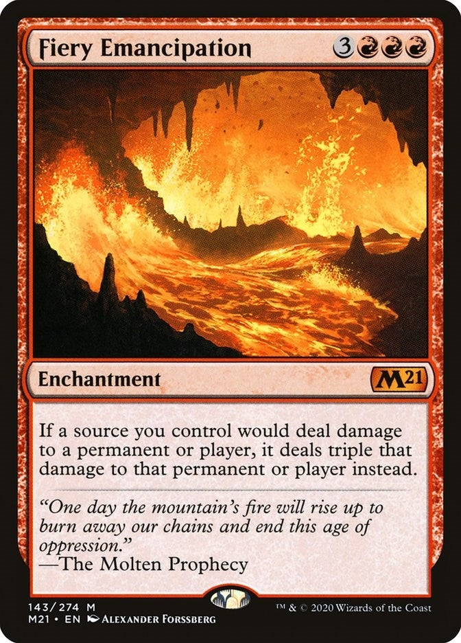 Image for Fiery Emancipation (143) - Magic: The Gathering