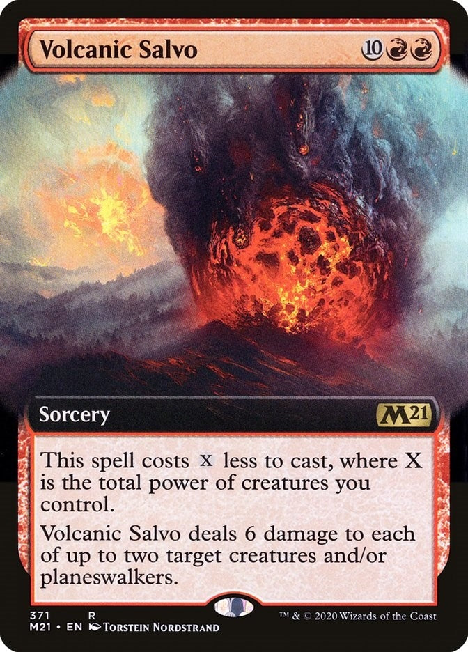 Image for Volcanic Salvo (Extended Art) (371) (M21) - Magic: The Gathering