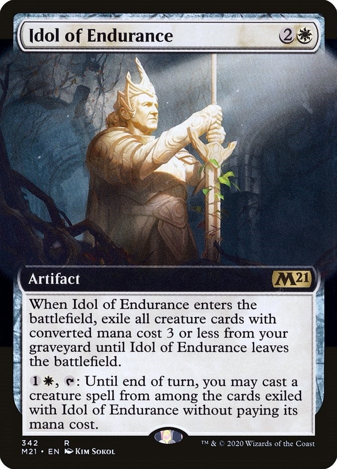 Image for Idol of Endurance (Extended Art) (342) (M21) - Magic: The Gathering