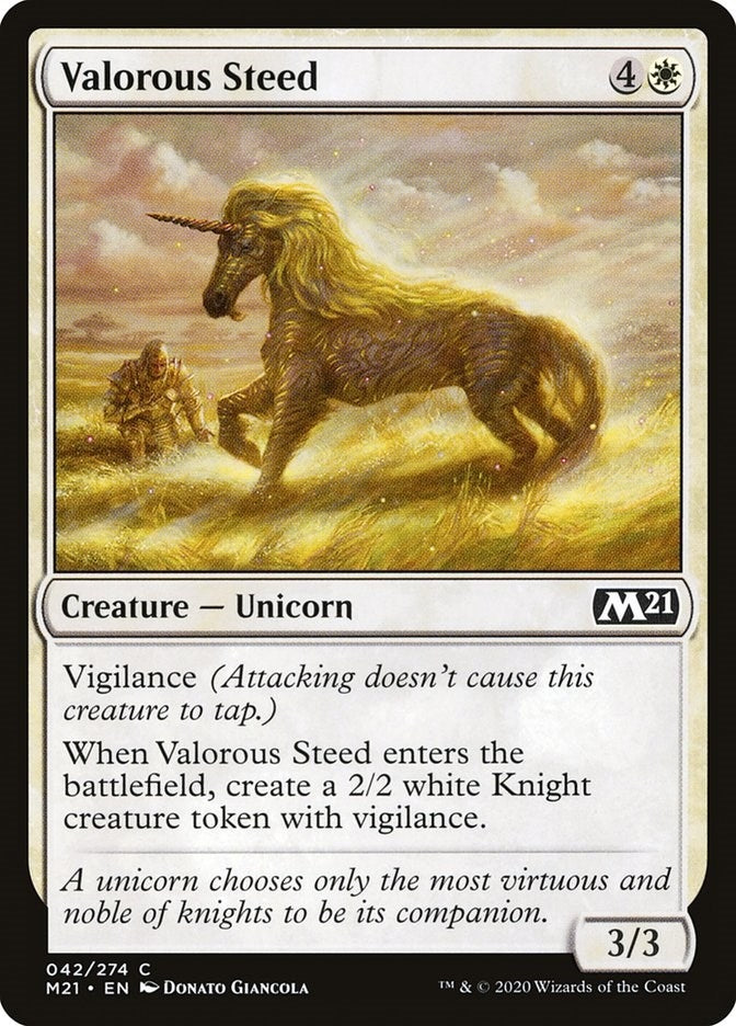 Image for Valorous Steed (42) - Magic: The Gathering