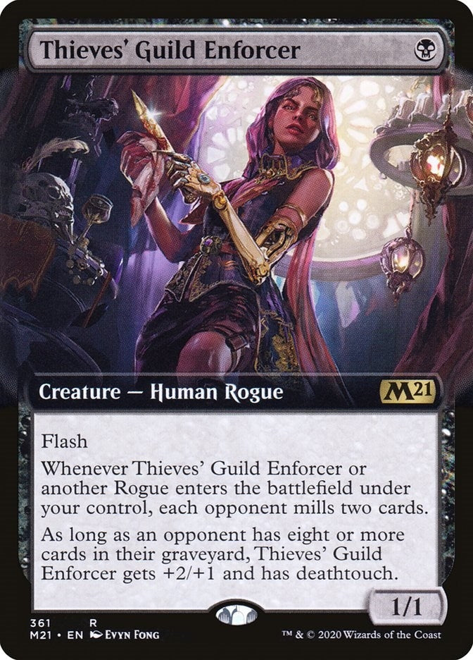Image for Thieves' Guild Enforcer (Extended Art) (361) - Magic: The Gathering