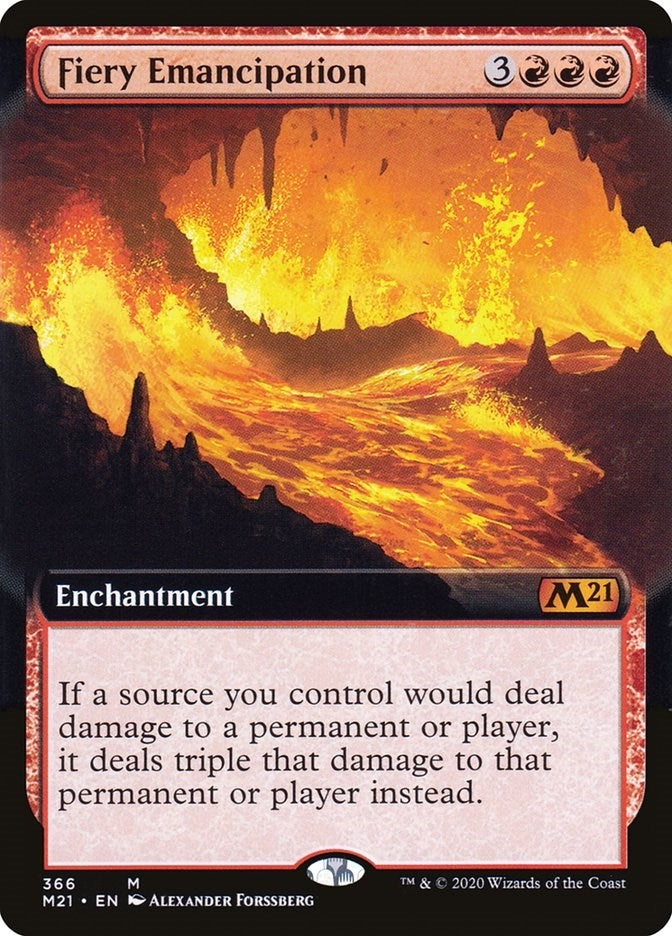 Image for Fiery Emancipation (Extended Art) (366) - Magic: The Gathering