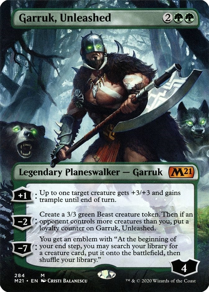Image for Garruk, Unleashed (Borderless) (284) - Magic: The Gathering