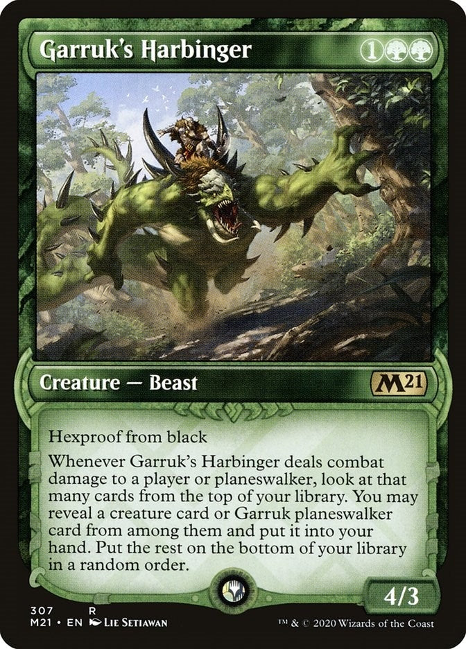 Image for Garruk's Harbinger (Showcase) (307) - Magic: The Gathering