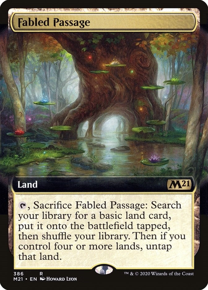 Image for Fabled Passage (Extended Art) (386) - Magic: The Gathering