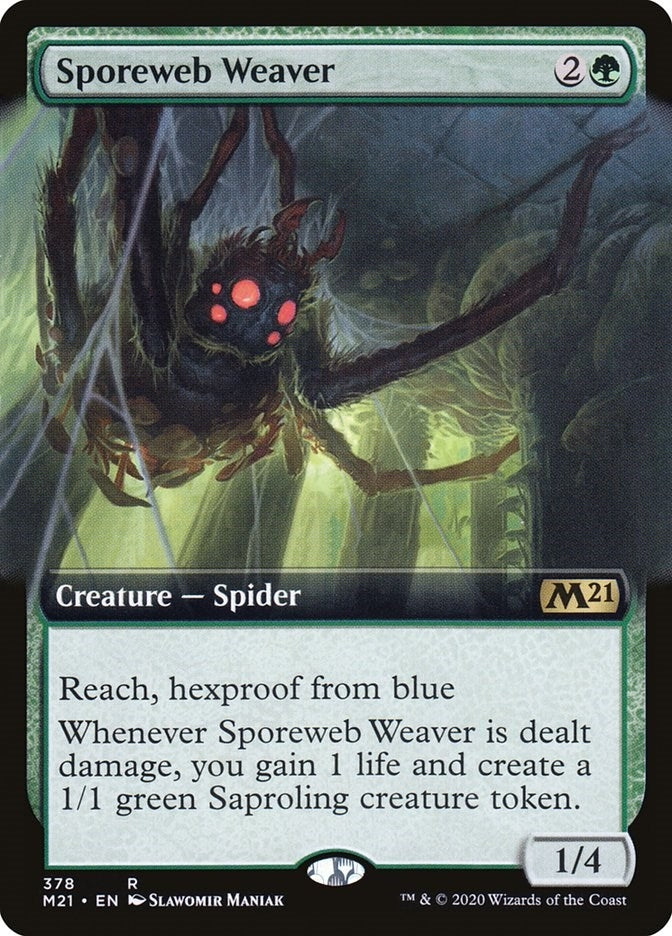 Image for Sporeweb Weaver (Extended Art) (378) - Magic: The Gathering